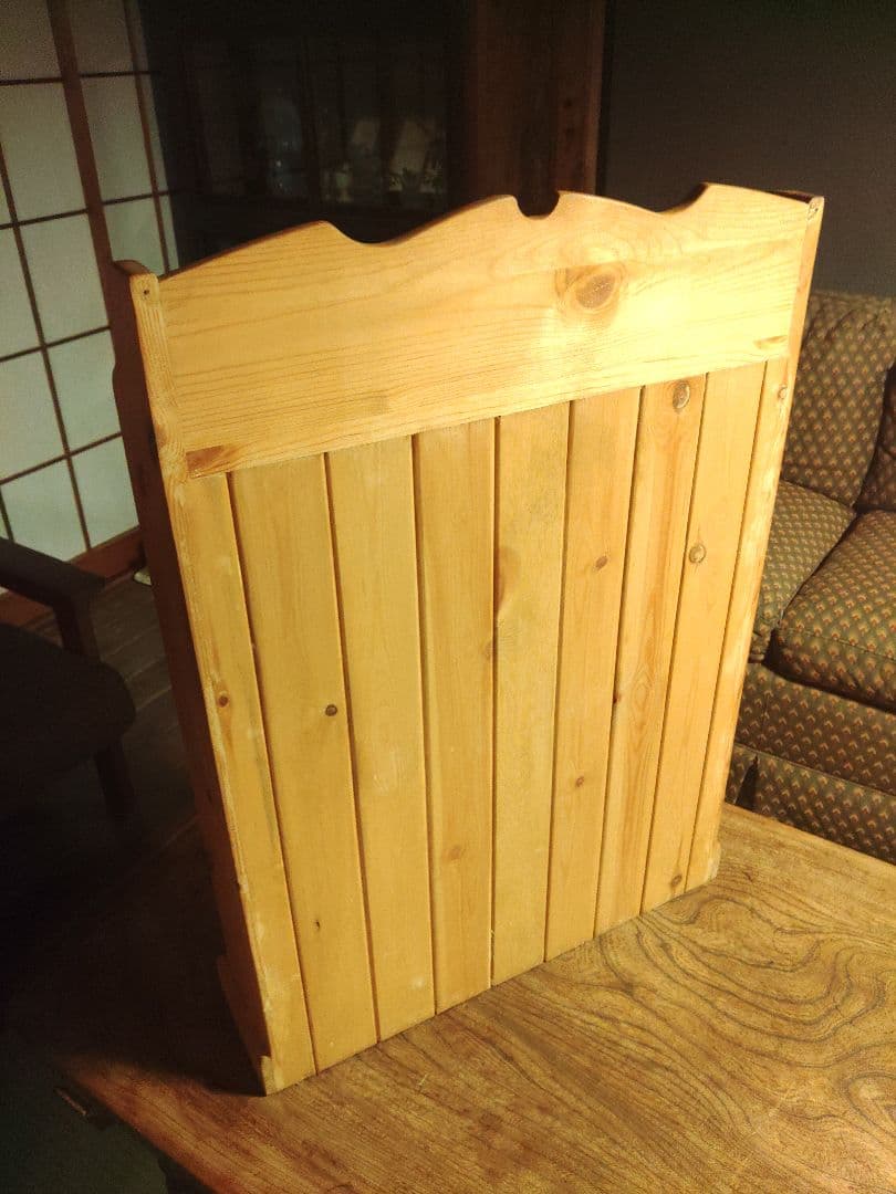 希少　飾り棚　シェルフ　ショーケース　キャビネット　ラック　天然木　収納　レア