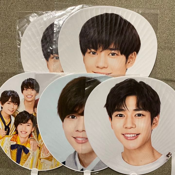 なにわ男子 長尾謙杜 エロハン うちわ なにわのにわ 初心LOVE