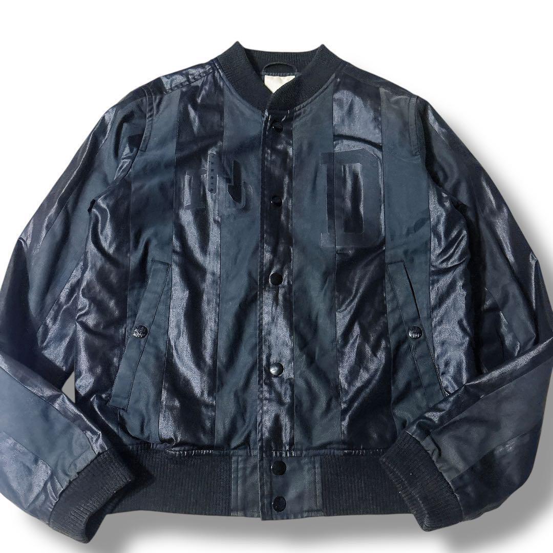 希少 DIESEL ディーゼル ナイロン切替 スタジャンブルゾン ジャケット M