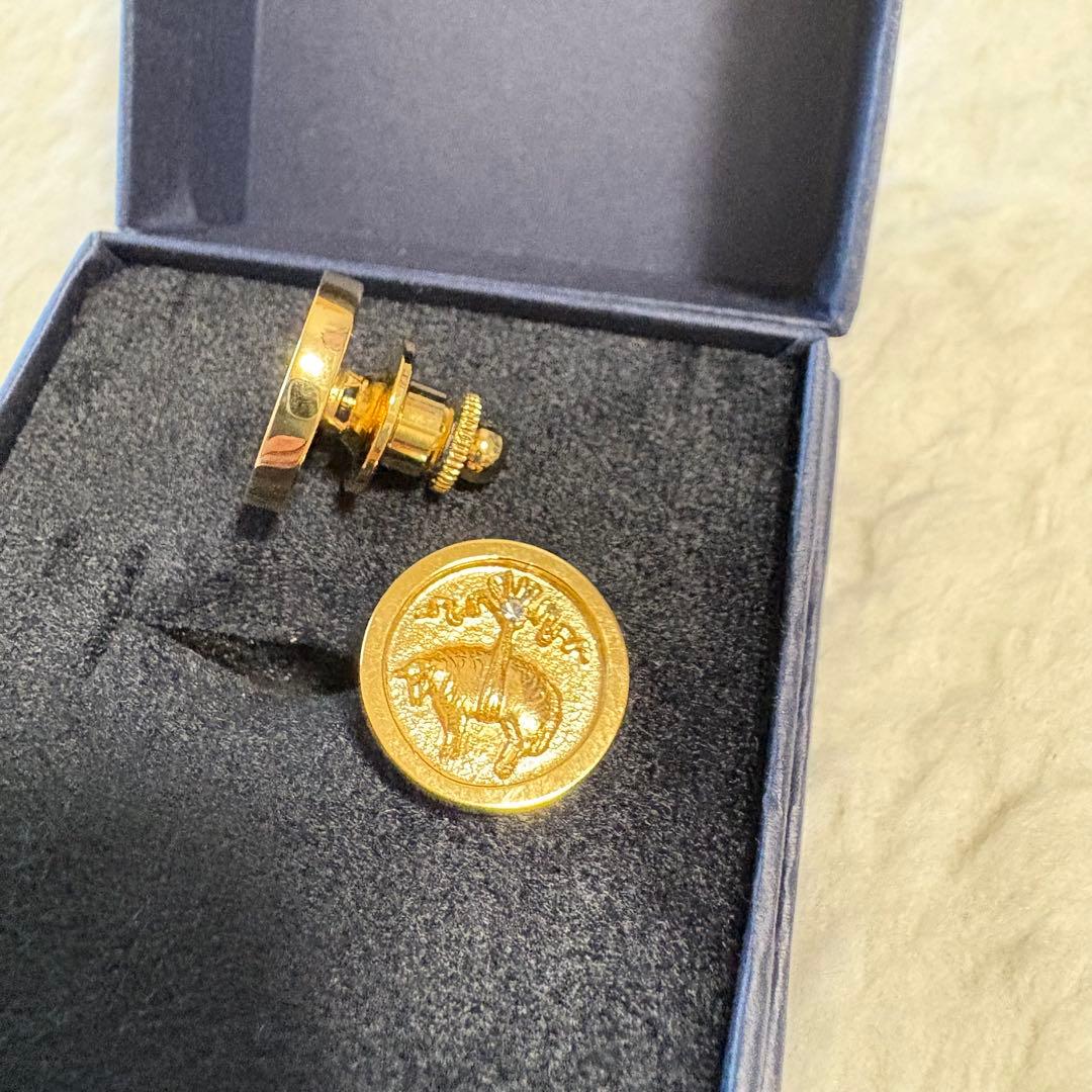 ブルックスブラザーズ ゴールデンフリース ラペルピン ×2 箱付き