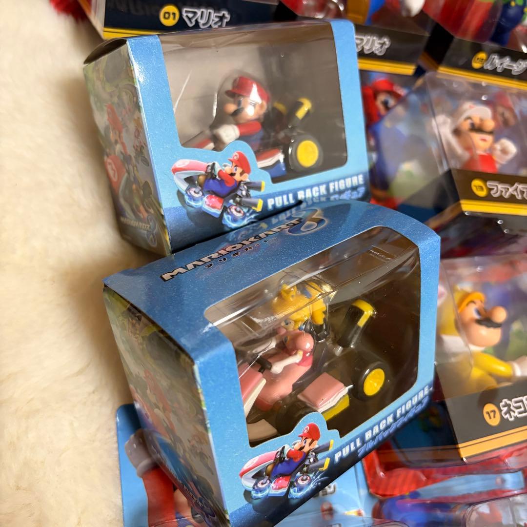 スーパーマリオフィギュアコレクション、プルバックフィギュアなど　31点セット
