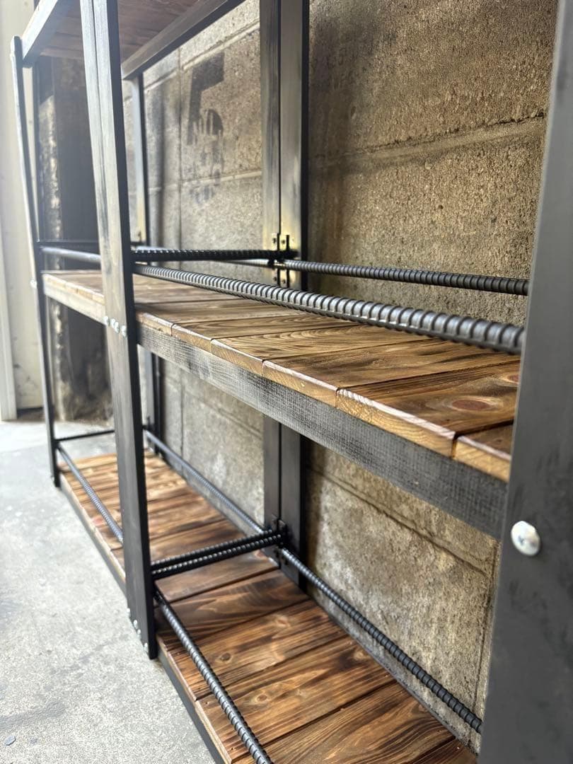 ウイスキーラック　上段バー無しタイプ　特大ウィスキーラック　飾り棚 1209