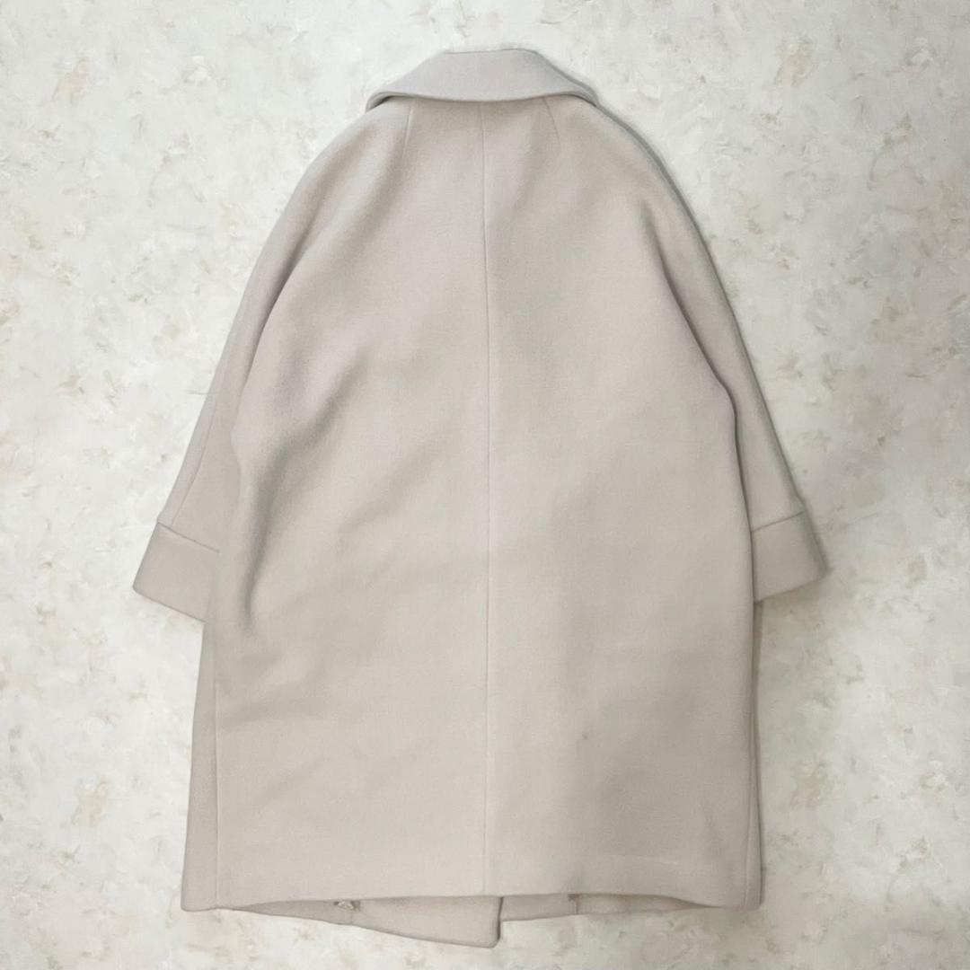 ticca テントコート アイボリー 　チェスターコート　オーバーサイズ