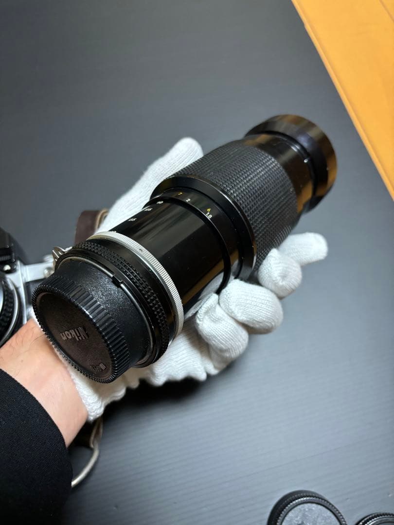 Nikon f2 フィルム一眼レフ　望遠レンズ