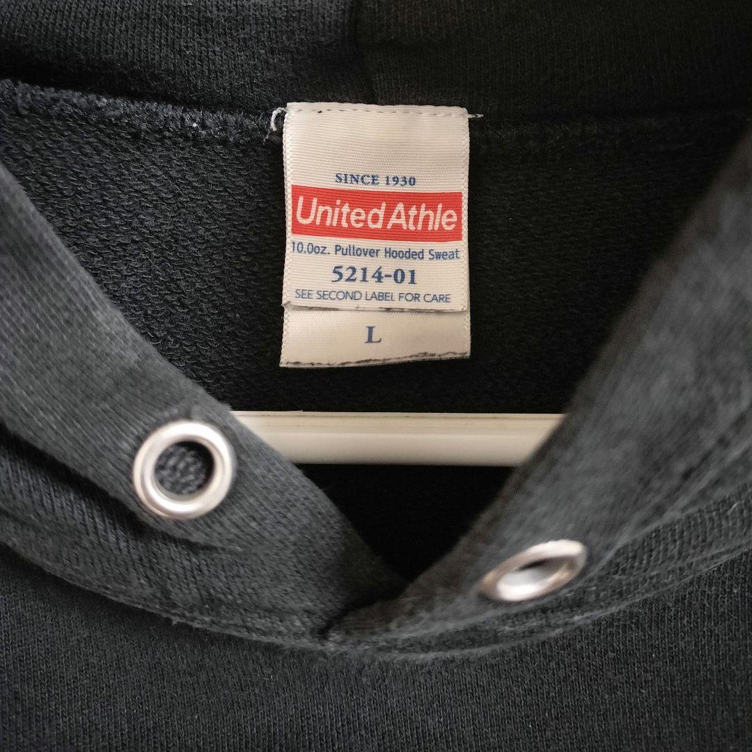 優里 ドライフラワー パーカー ブラック Lサイズ