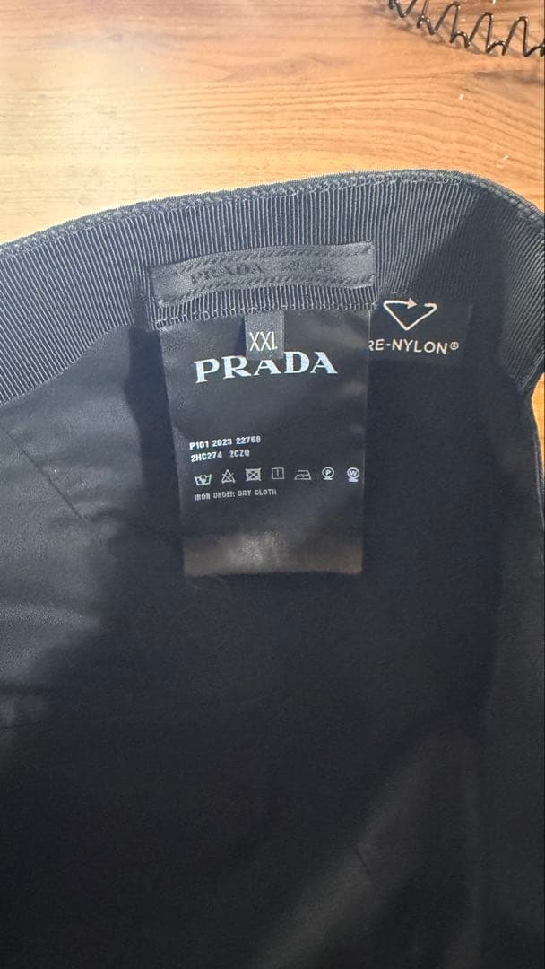 PRADA ベースボールキャップ24SS サイズXXL 定価101000円