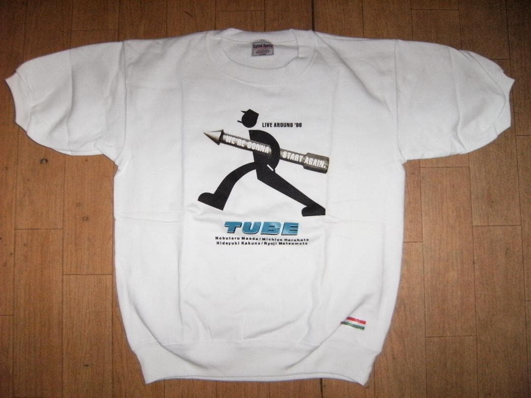 1998年 LIVE AROUND TUBE チューブ 半袖トレーナー★前田亘輝