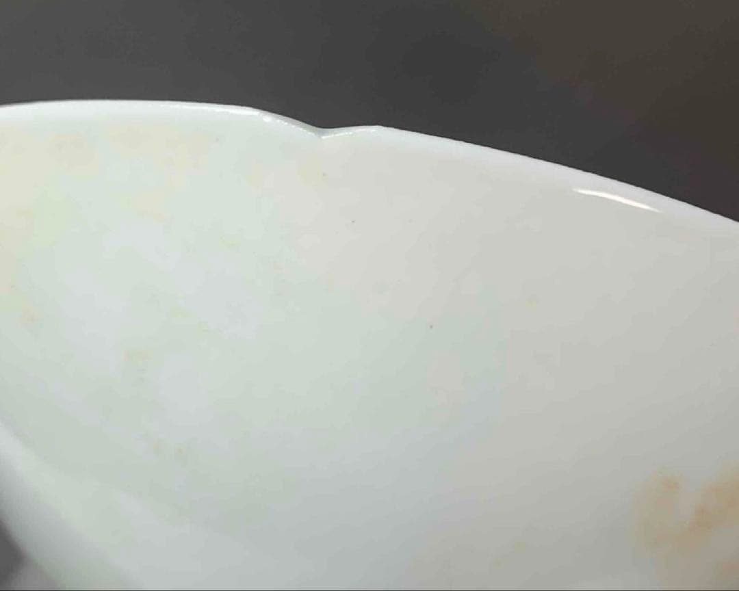 中国 輪花人面図碗　f2250419