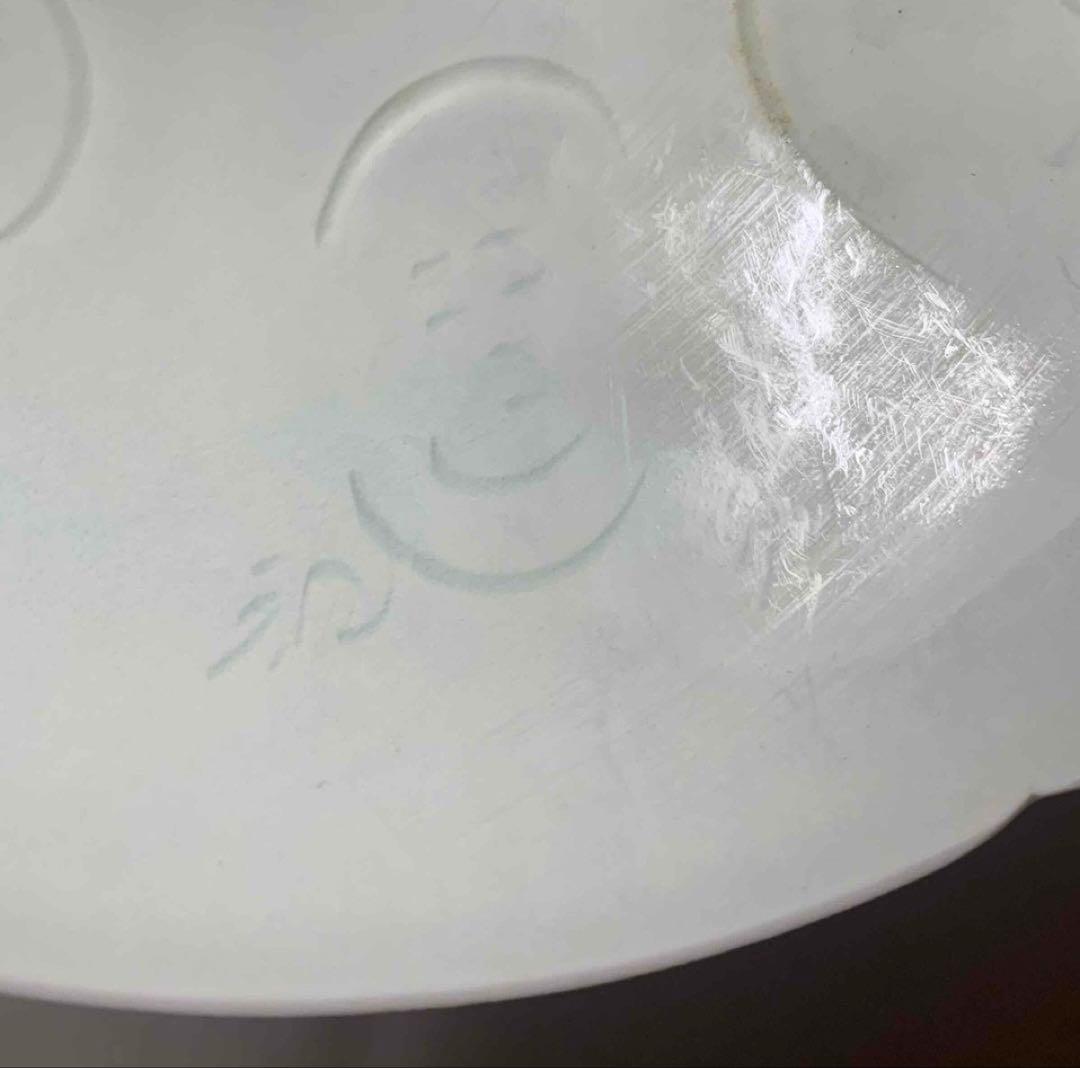 中国 輪花人面図碗　f2250419