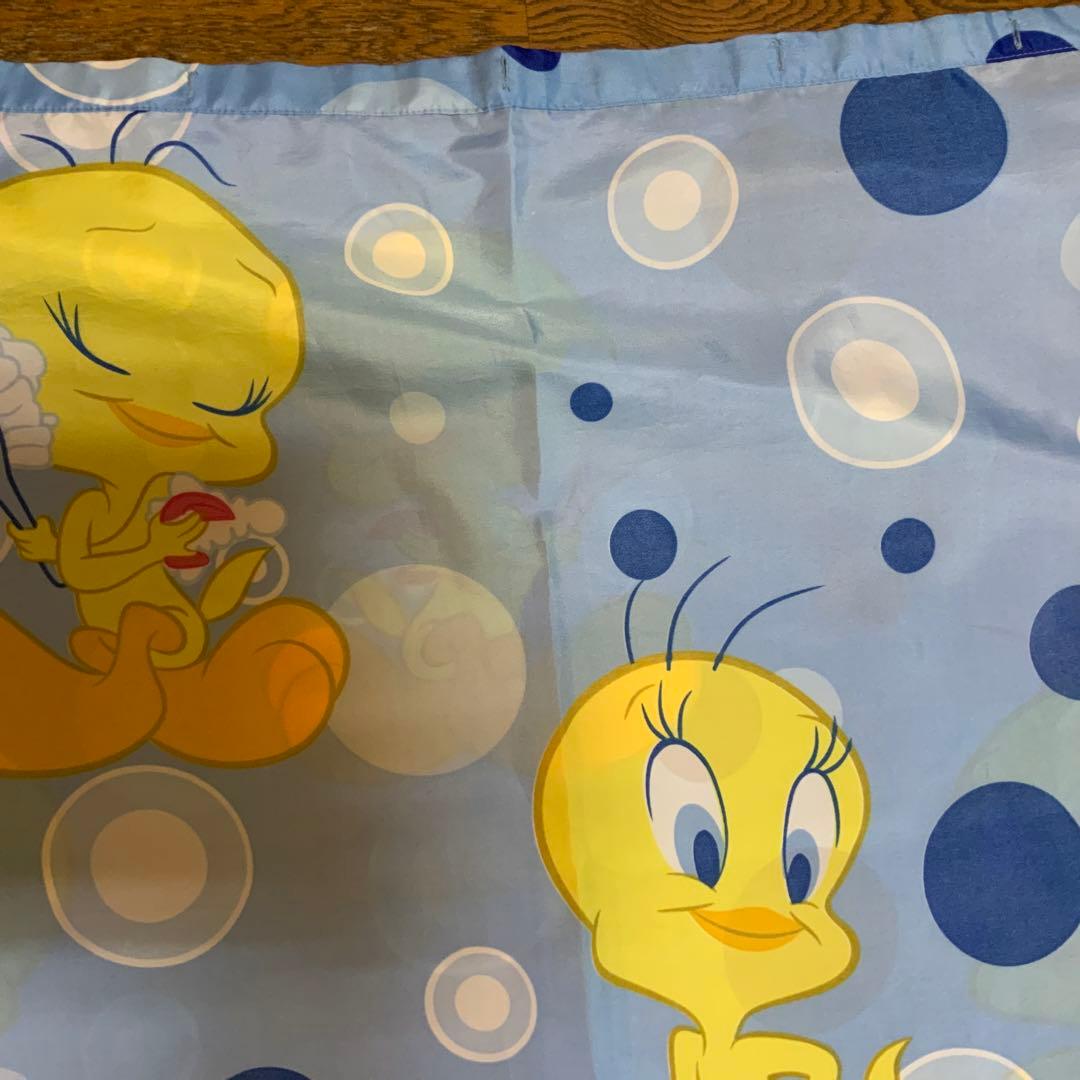 (合馬アカウント1)トゥイーティー　シャワーカーテン　レア物　USA購入