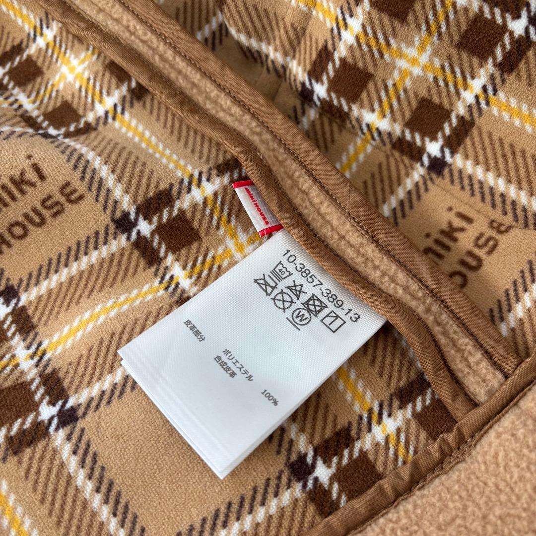 現行 ミキハウス ダッフルコート ブラウン サイズ80