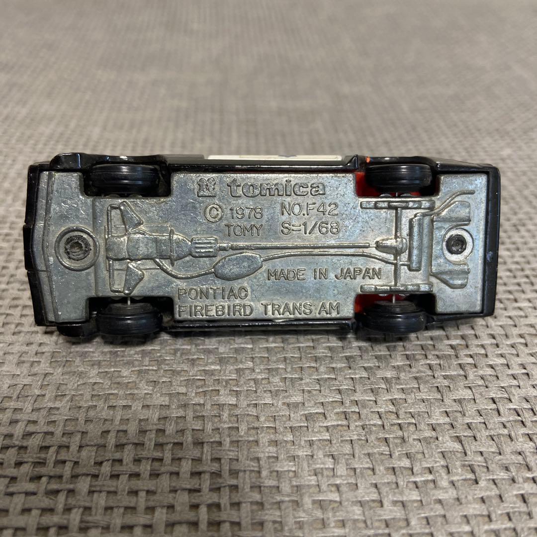 トミカ 日本製 ポンティアック ファイアーバード トランザム 青箱 外国車