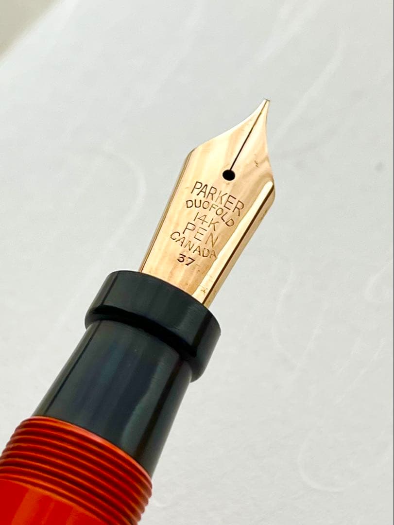 Parker デュオフォールド ペンシル&万年筆セット ビンテージ 1920年代