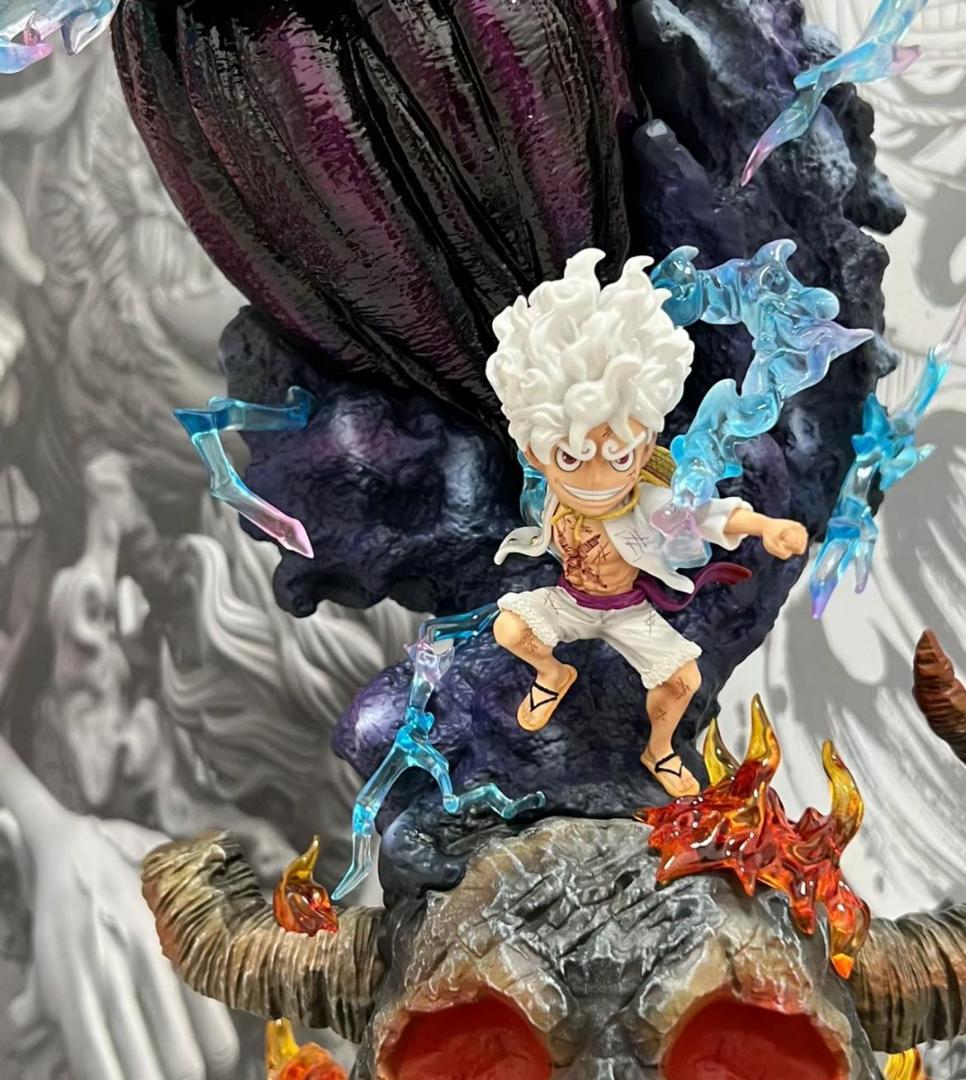 ワンピースOMO ギア5 ルフィニカ ガレージキットガレキ スタチューフィギュア