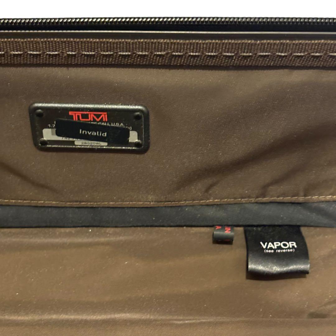 TUMI キャリーケース VAPOR 28020WL 鍵なし 鍵ロック番号不明