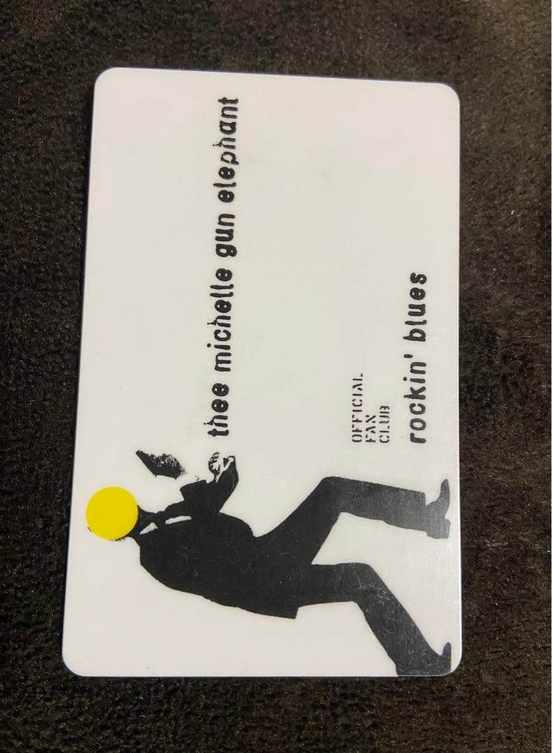 ミッシェルガンエレファント　ファンクラブ ロッキンブルース会員証
