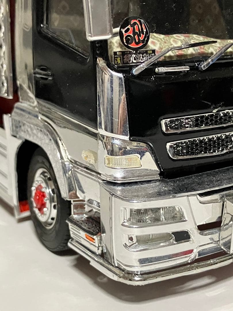 デコトラダンプ、スパグレ、デカ箱ダンプ、プラモデル1／32完成品