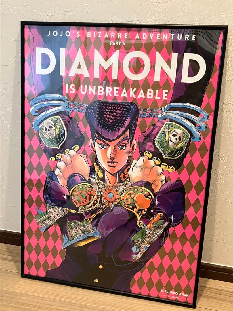 6枚セット　ジョジョの奇妙な冒険 2017 JOJO展 B2ポスター　【額縁有】