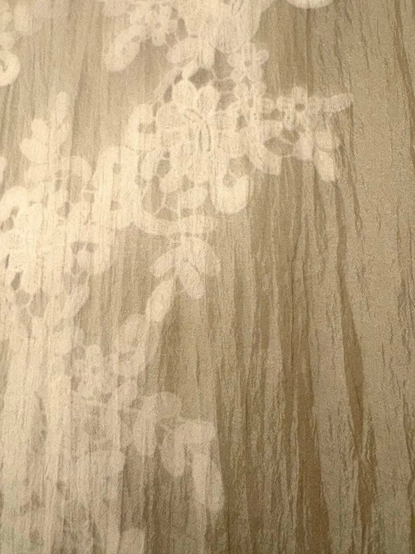 LE'LURE リルアー シアーAラインワンピースドレス　結婚式 花柄