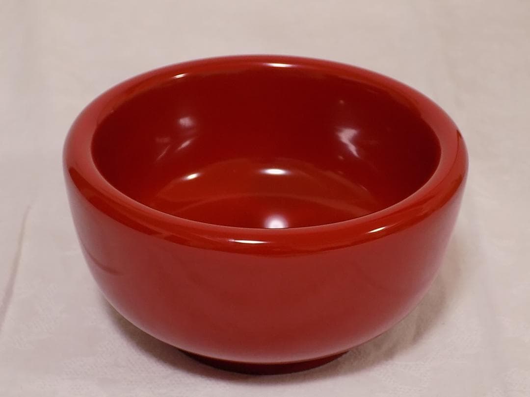 べんぼう　朱塗小鉢 長期保管品　箱付属