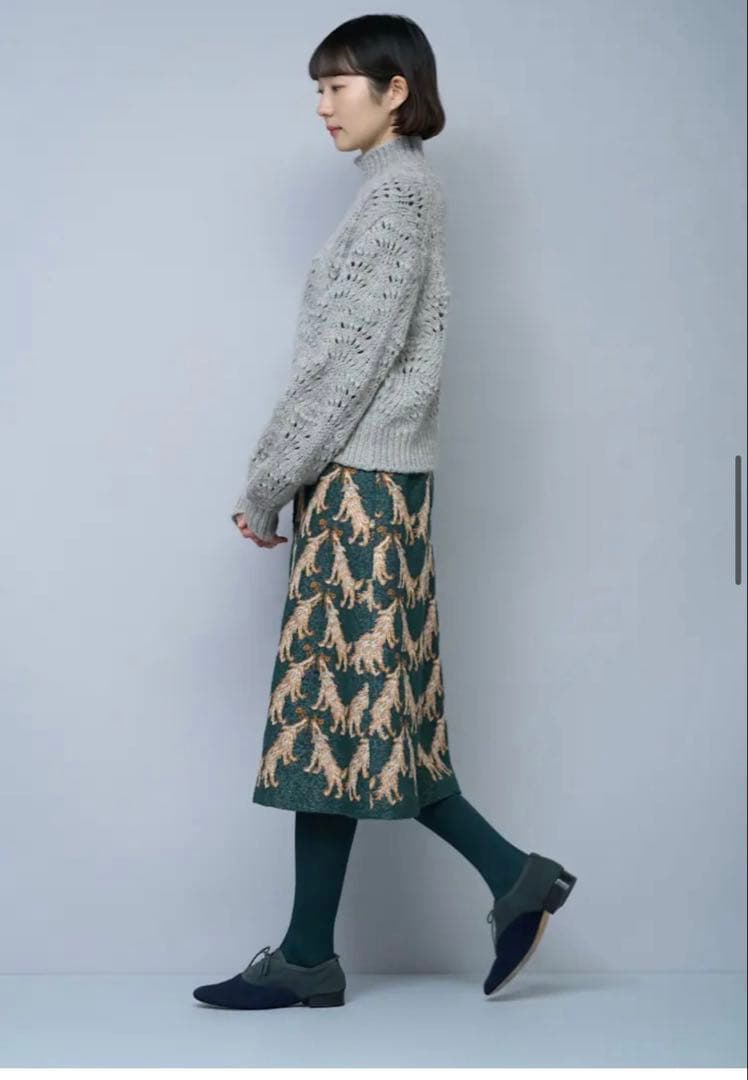 ミナペルホネン　wolf&flower 限定品　スカート 38 新品