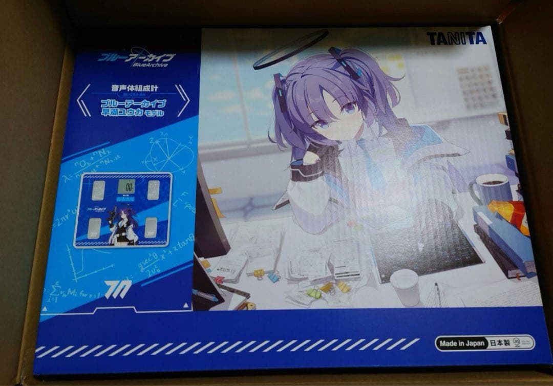 ブルーアーカイブ 早瀬ユウカモデル タニタ 音声体組成計　体重計