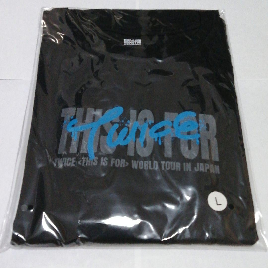TWICE THIS IS FOR popup Tシャツ BLACK L ツウィ