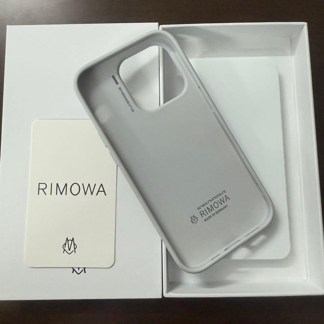 RIMOWA シルバー iPhone16proMax用ケース