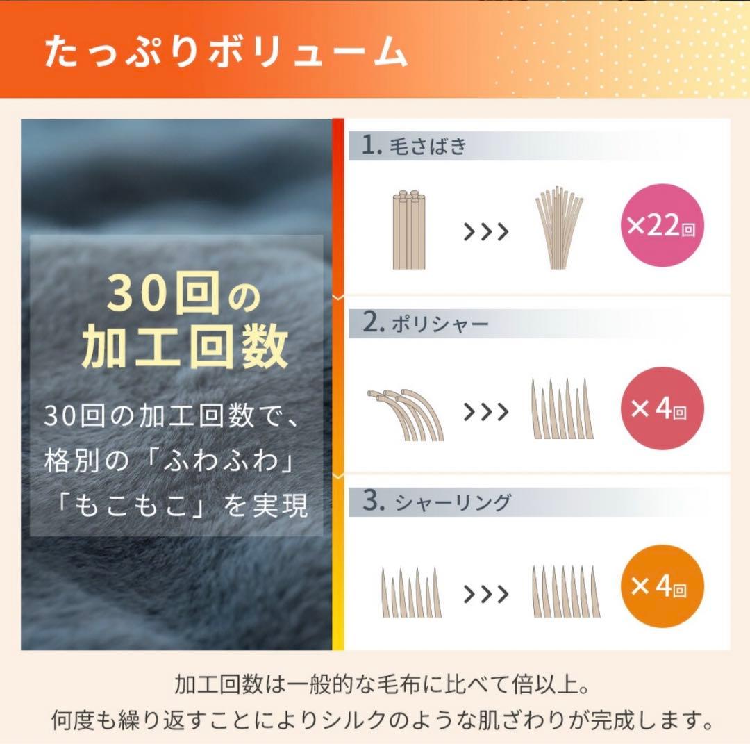 電気毛布❤️190x130cm グレー ふわふわ 手触り抜群 9段階調整 大きい