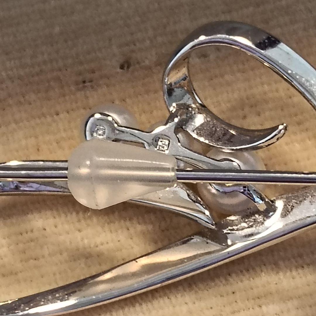 ミキモト　ブローチ　3P 　ベビーパール　925刻印 付属品なし