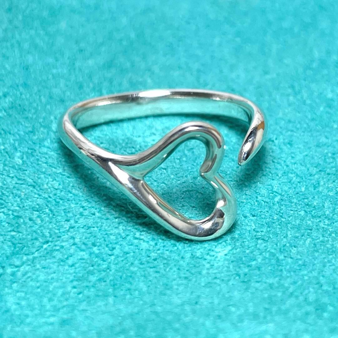TIFFANY&Co.ティファニー　オープンハートリング　12号 925