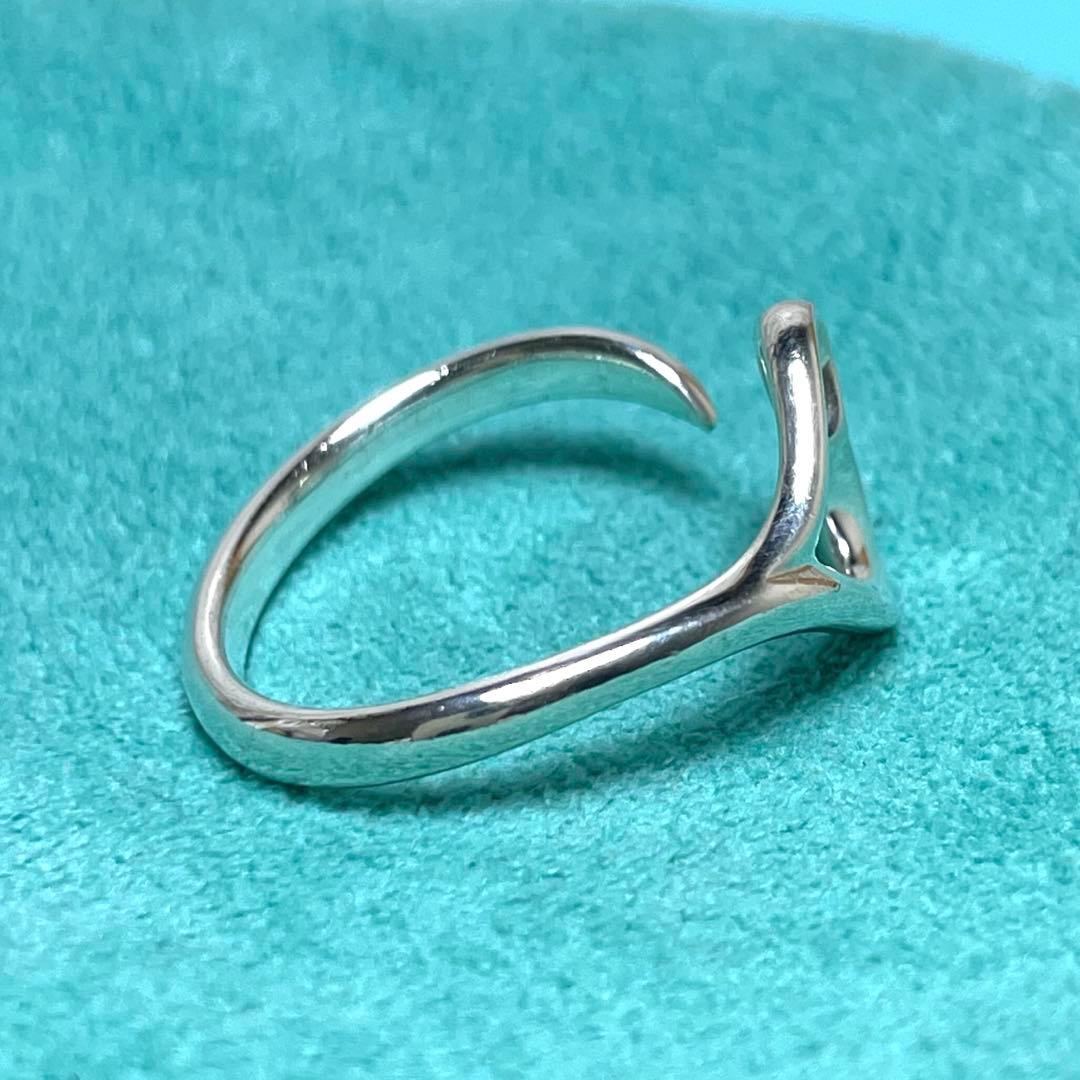 TIFFANY&Co.ティファニー　オープンハートリング　12号 925