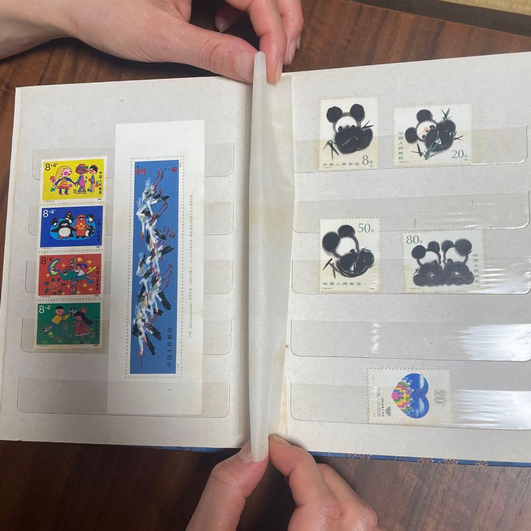 中国切手　切手帳　パンダあり　まとめ売り