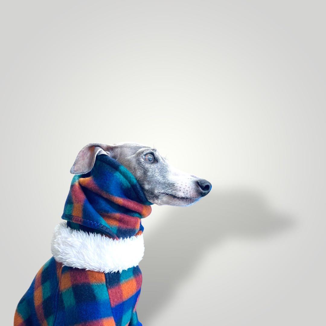 ㉑マルチカラーブロックフリース