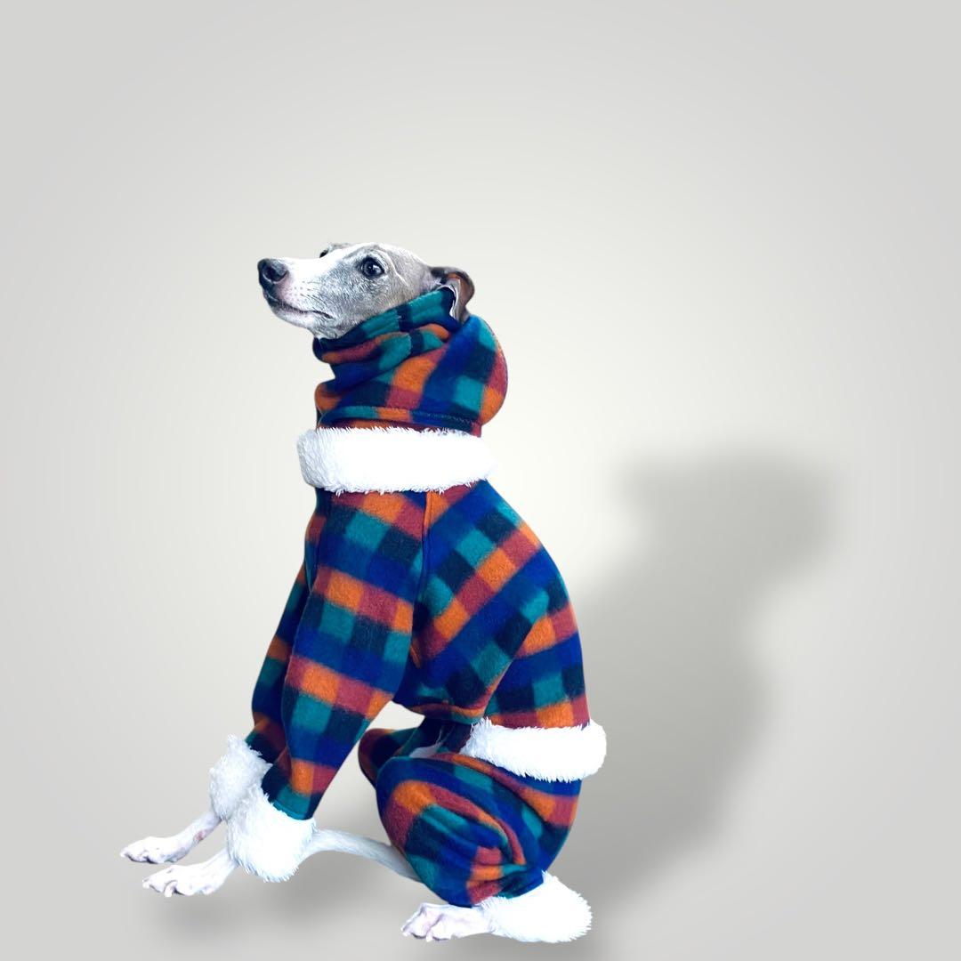 ㉑マルチカラーブロックフリース