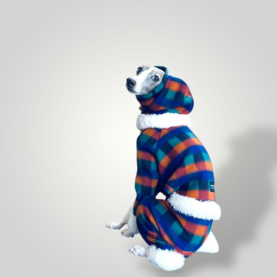 ㉑マルチカラーブロックフリース