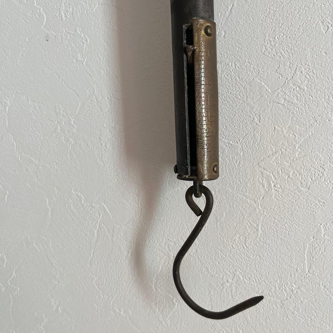 アンティークスケール フック付き 金属製