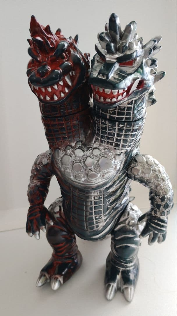 MAXTOY 双頭怪獣 デュアロス ソフビ　黒×銀