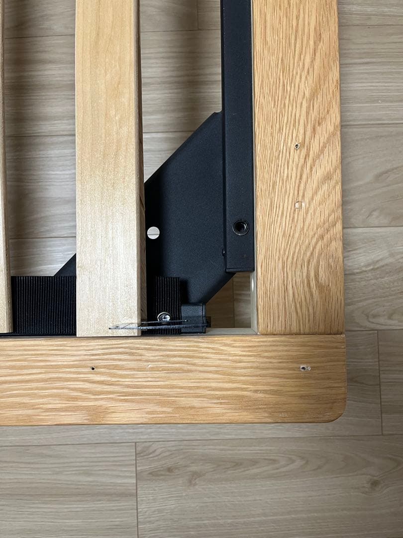 無印良品 オーク材 シングルベッドフレームヘット付き