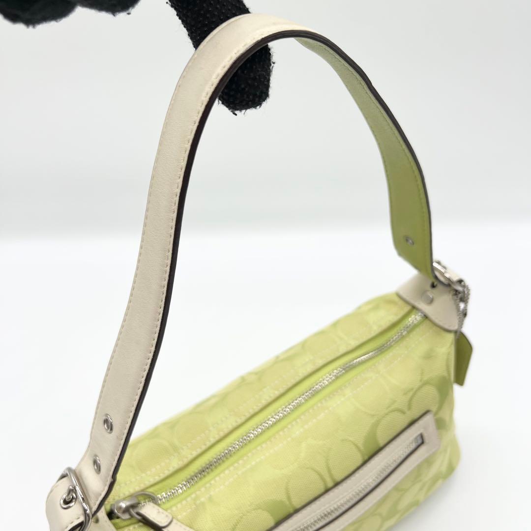 バッグ Coach Signature Shoulder bag Light Green