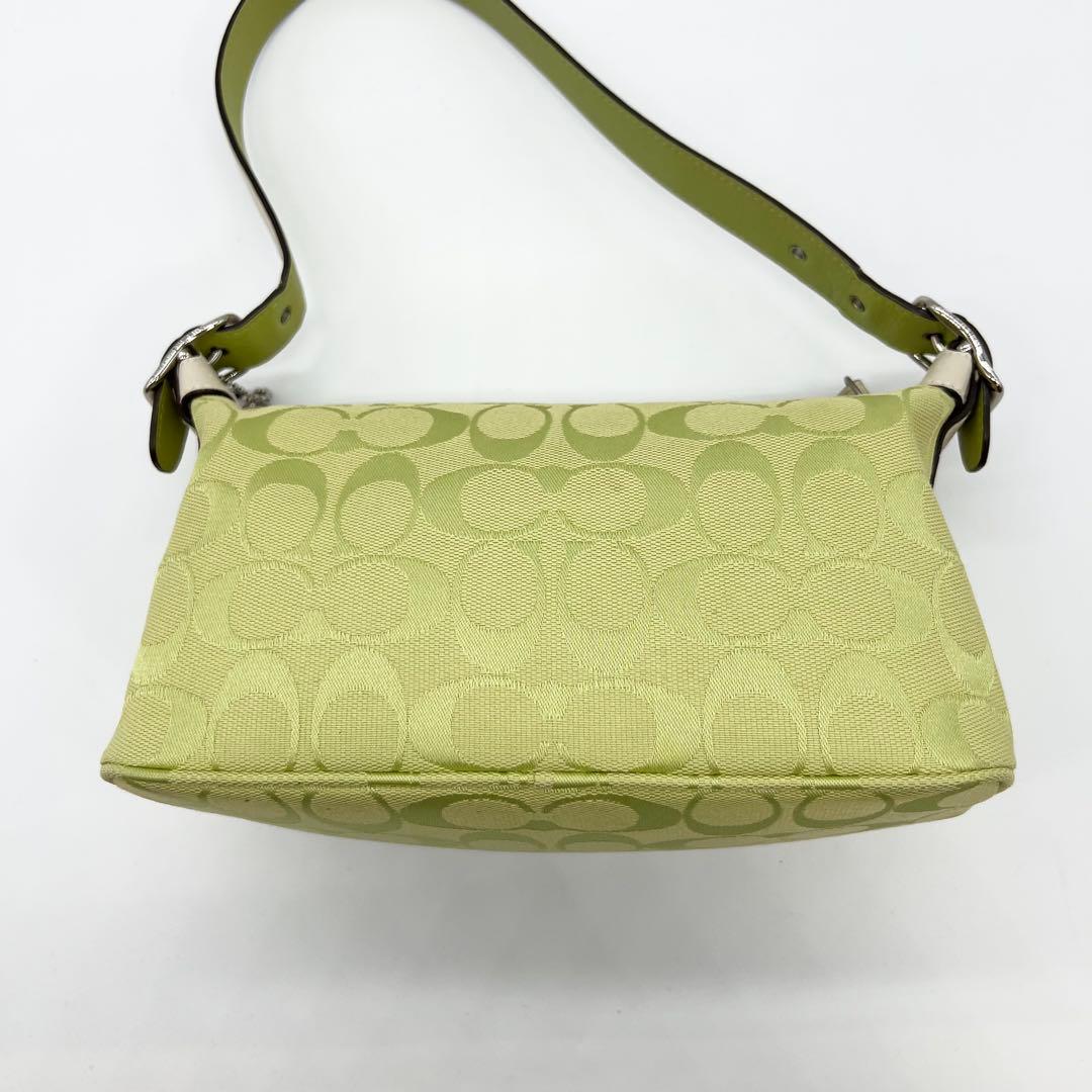 バッグ Coach Signature Shoulder bag Light Green