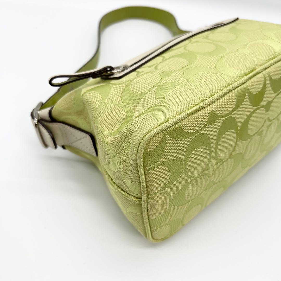 バッグ Coach Signature Shoulder bag Light Green