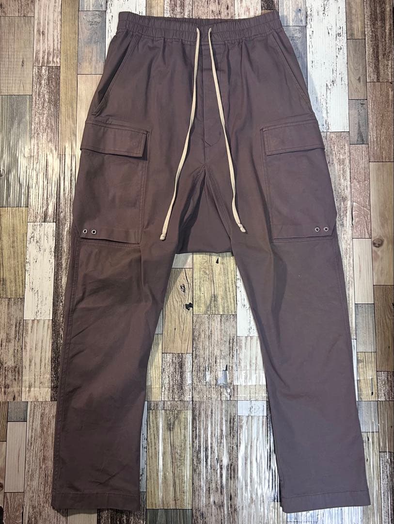 Rick Owensリックオウエンス　drawstring cargo long