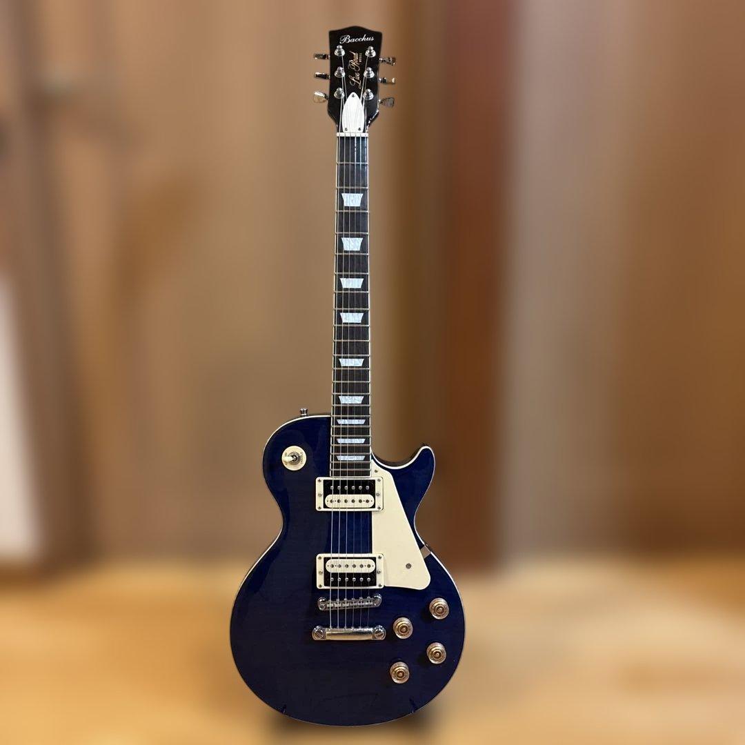 Bacchus Live Road レスポールタイプ ブルーカラー