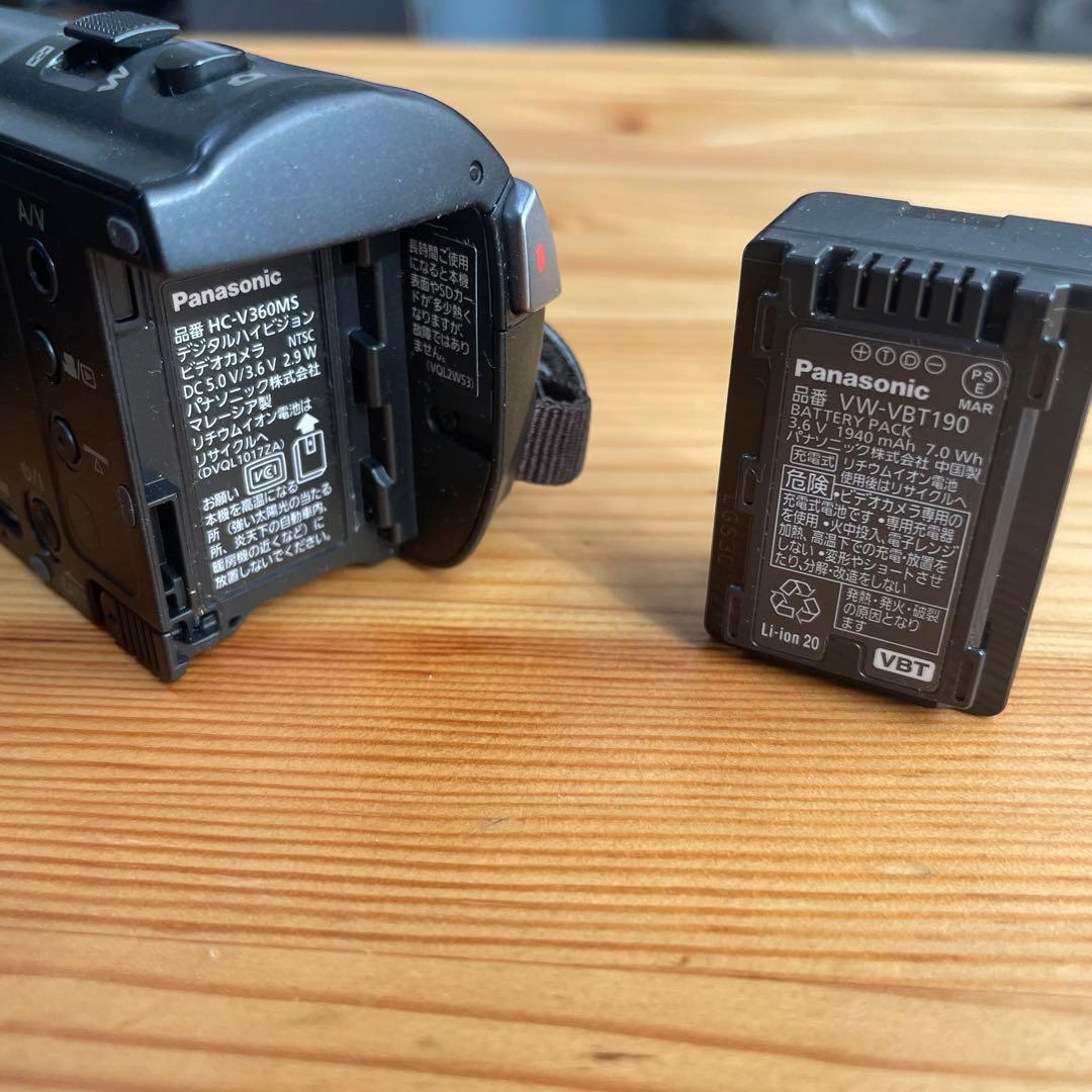 Panasonic HC-V360MS フルHDビデオカメラ