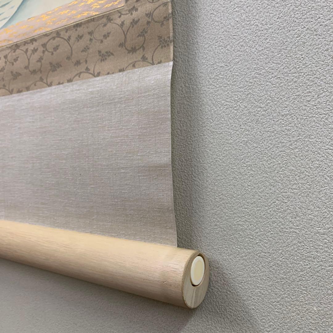 美品3本 橋口幾三郎 旭波図、福田素仙作 十三佛、酒井抱一筆 牡丹に蝶図