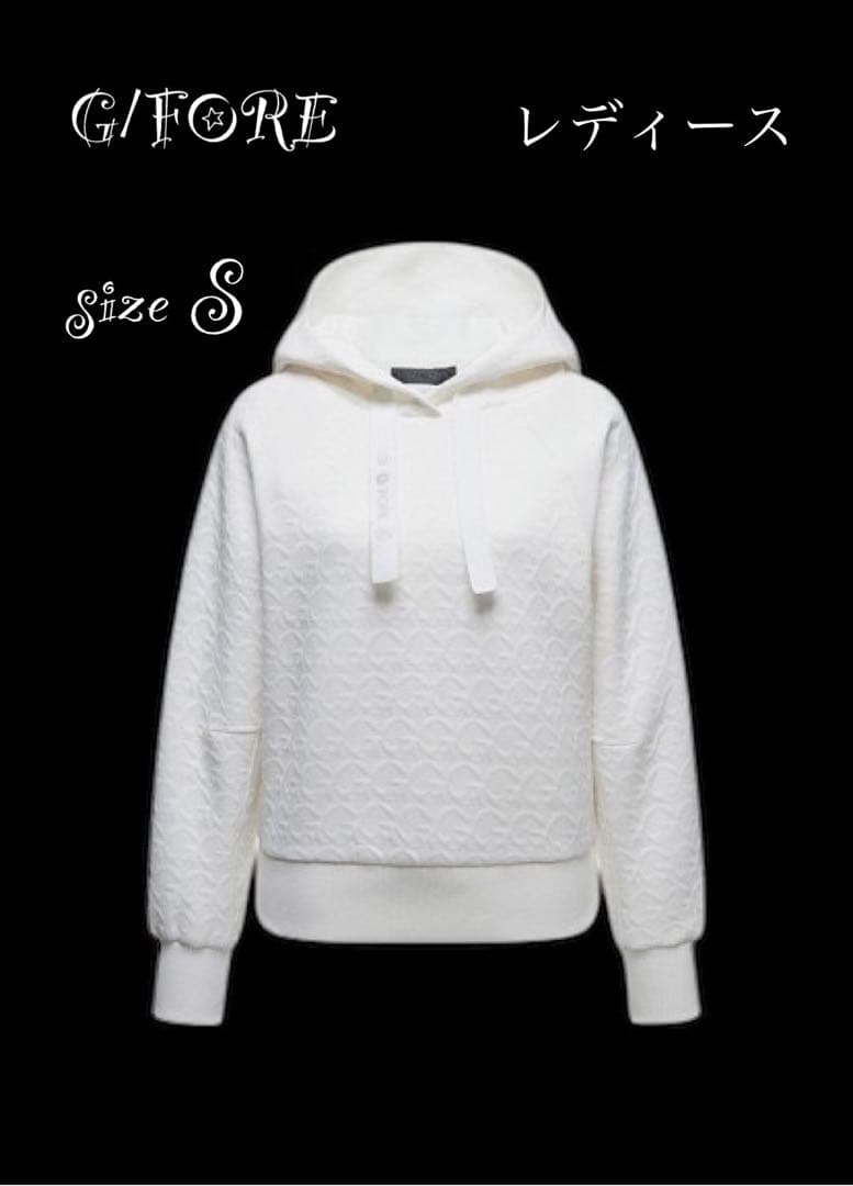新品未使用新作G/FOREジーフォアレディースジャガードパーカーsizeS