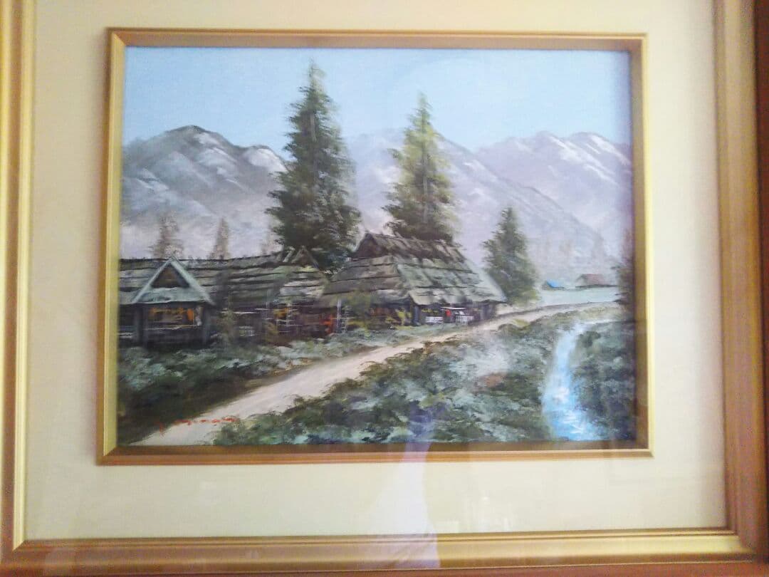 南康夫f6号油絵ですいい絵です