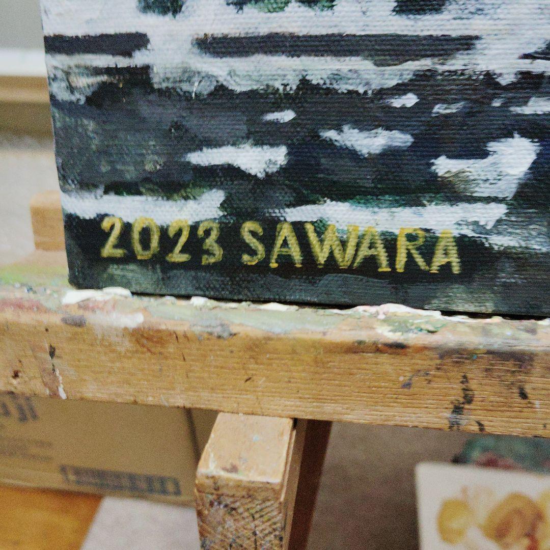 絵画、アクリル画、F10号、戦国、江戸時代の長野県上田城、復元画、佐原聖春