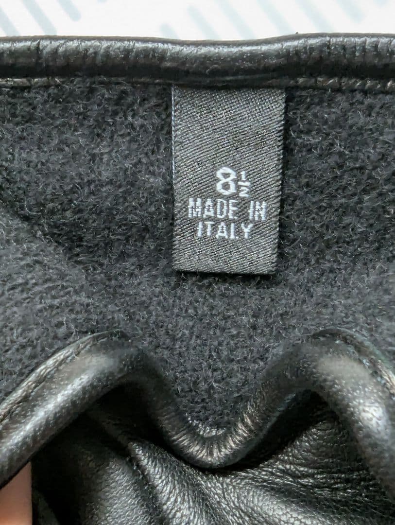 PRADA レザー手袋 ブラック